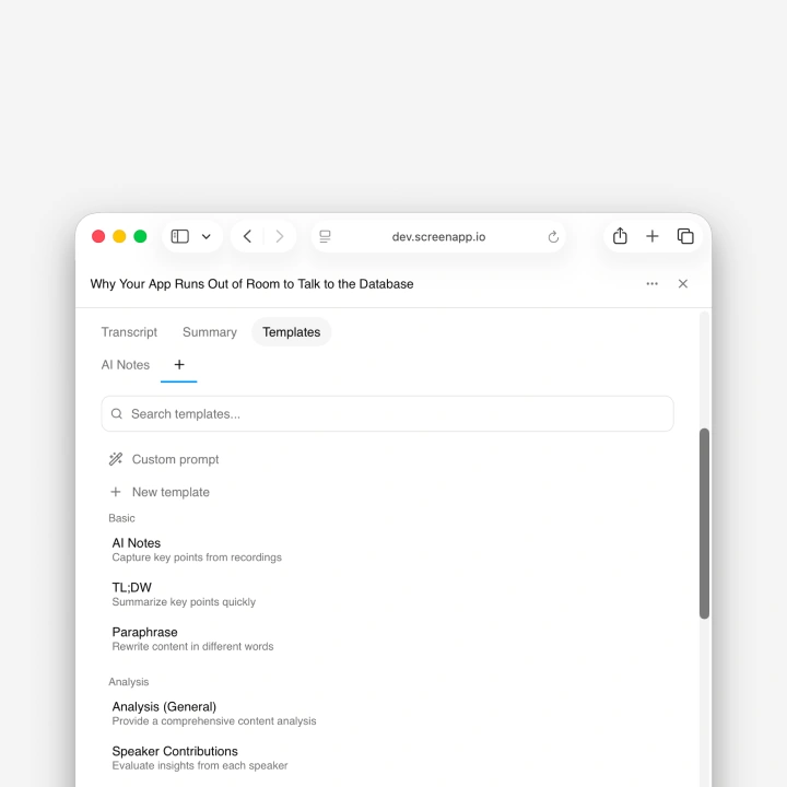 Templates That Save Time