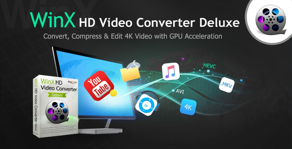 WinX HD Video Converter Deluxe for YouTube to MP3 Converters