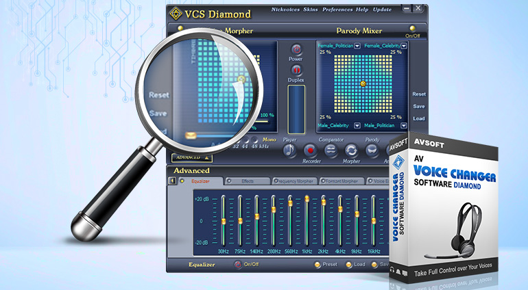 AV Voice Changer Software Diamond für Sprachverzerrer-Software