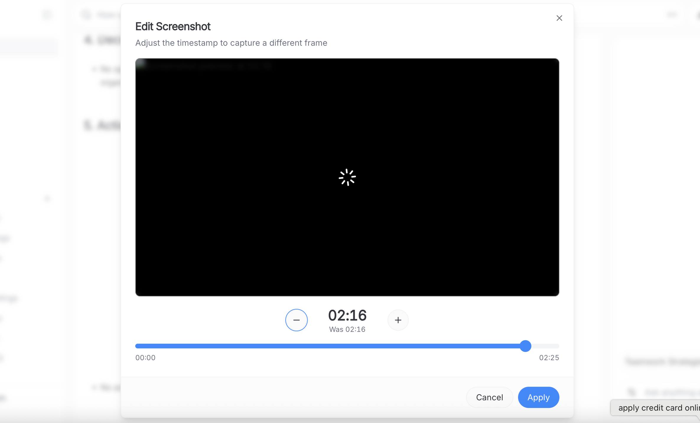 비디오에서 SOP 만들기