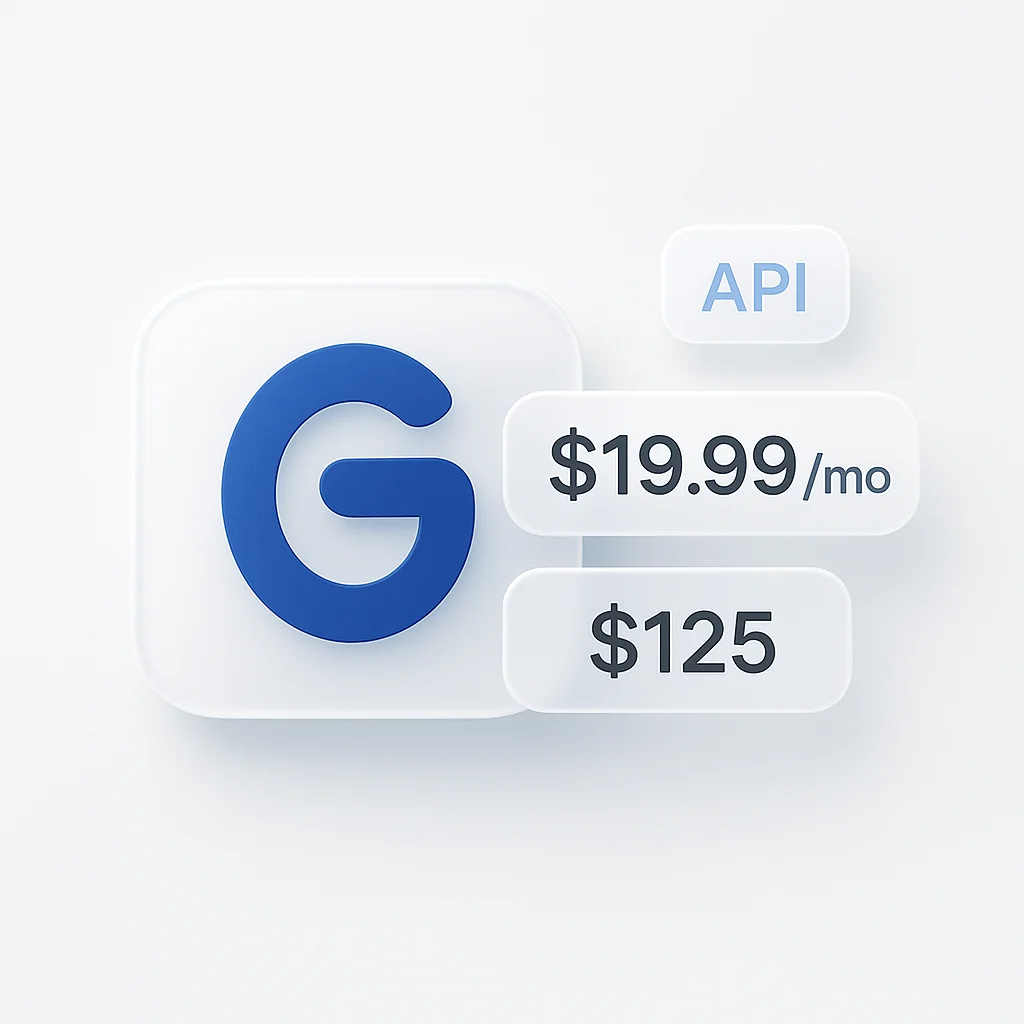 Gemini Pricing 2026: Pro $19.99/mo, Ultra $125 & Gemini 3 API Costs