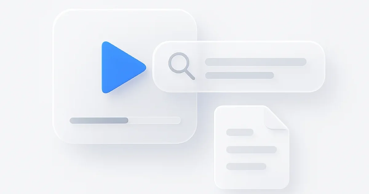 How to Make Video Content Searchable on Google and AI Search