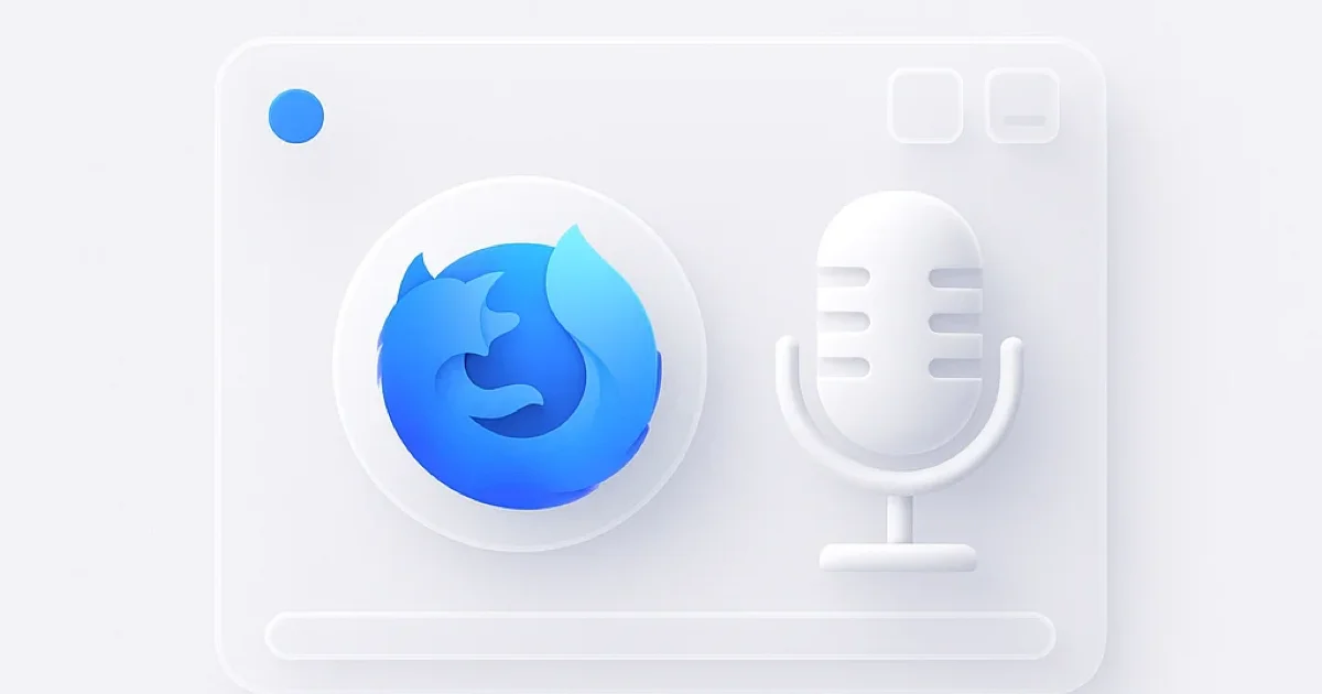 How to Screen Record on Firefox With Sound: Tab Audio, Microphone, and System Audio